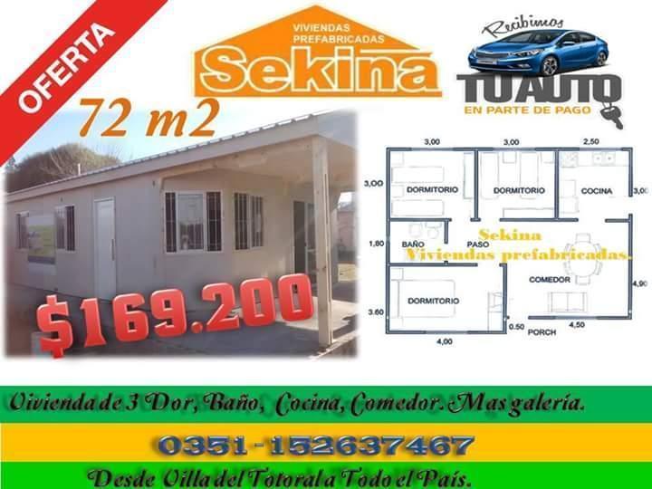 VIVIENDA PREFABRICADA DE 72 M2