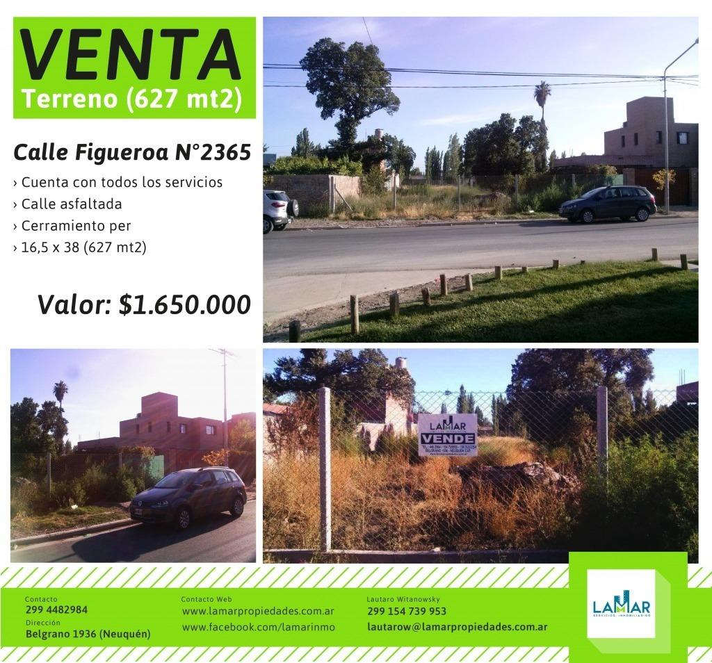 Vendo Terreno Calle Figueroa 2365 627 mt2