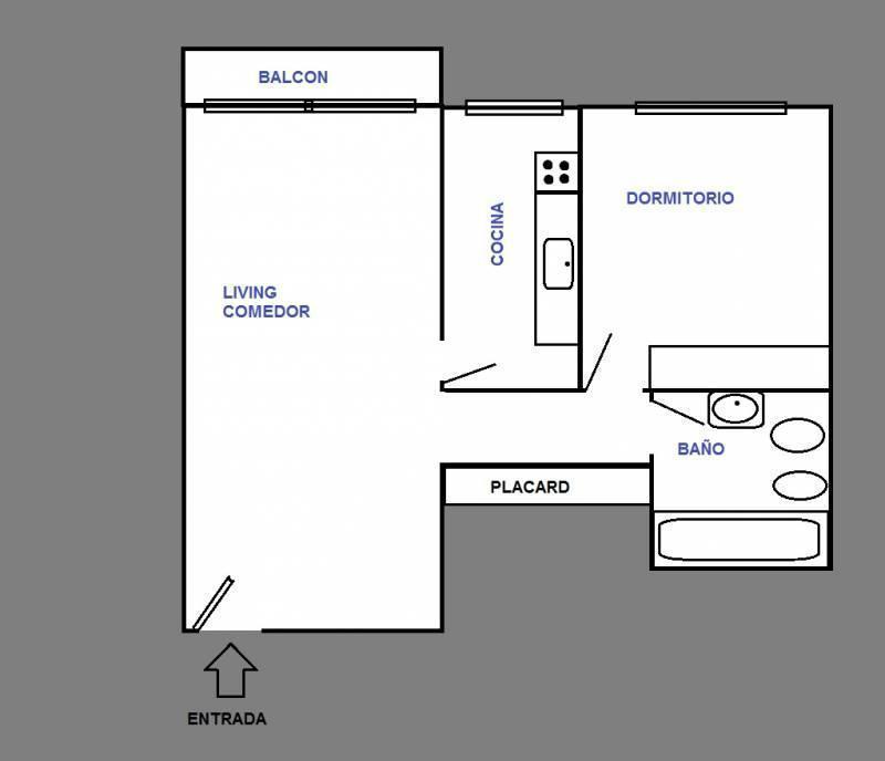 Pinzon 278, piso 1, CABA/ Departamento 2 ambientes / balcón a la calle/ impecable!!/ 40M2 / u$s 66.000