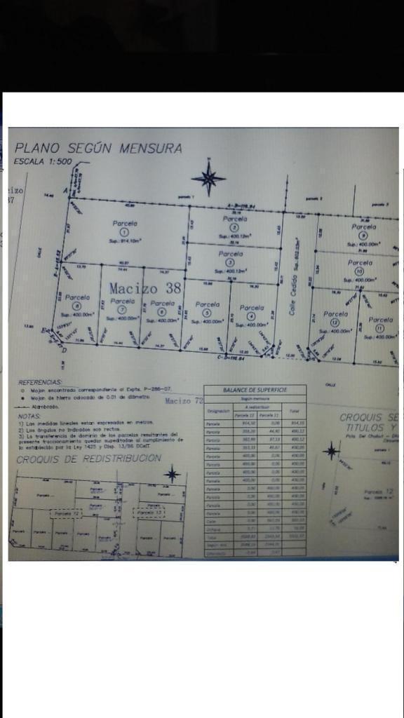 Vendo lotes de 400m2 Bella Vista atras hotel Estrella Sur