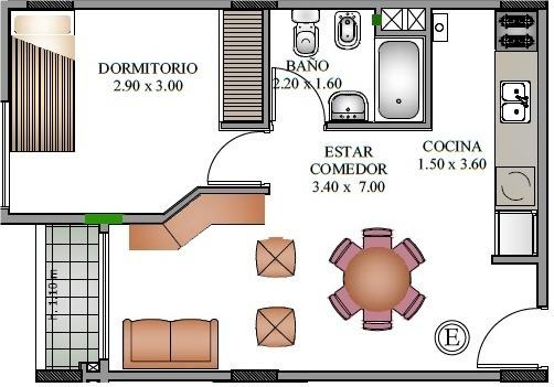 1Dormitorio Venta COFICO