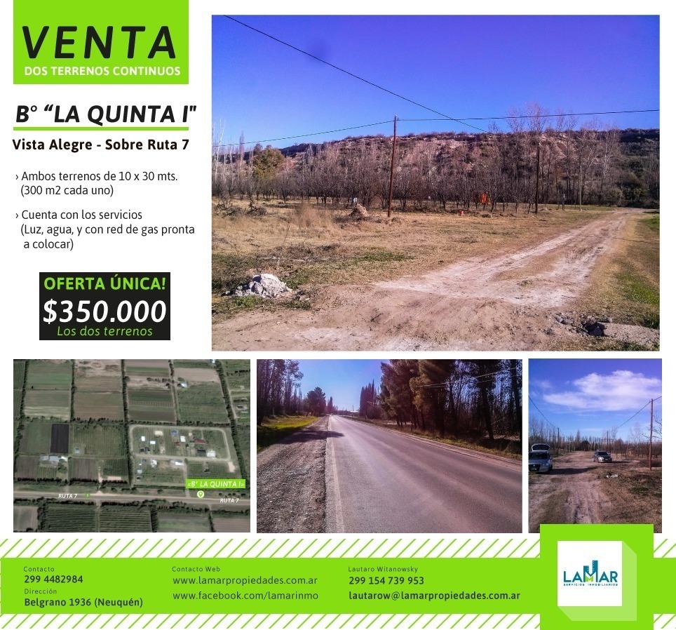 Vendo Terreno 300 m2 ~ B° La Quinta I Vista Alegre