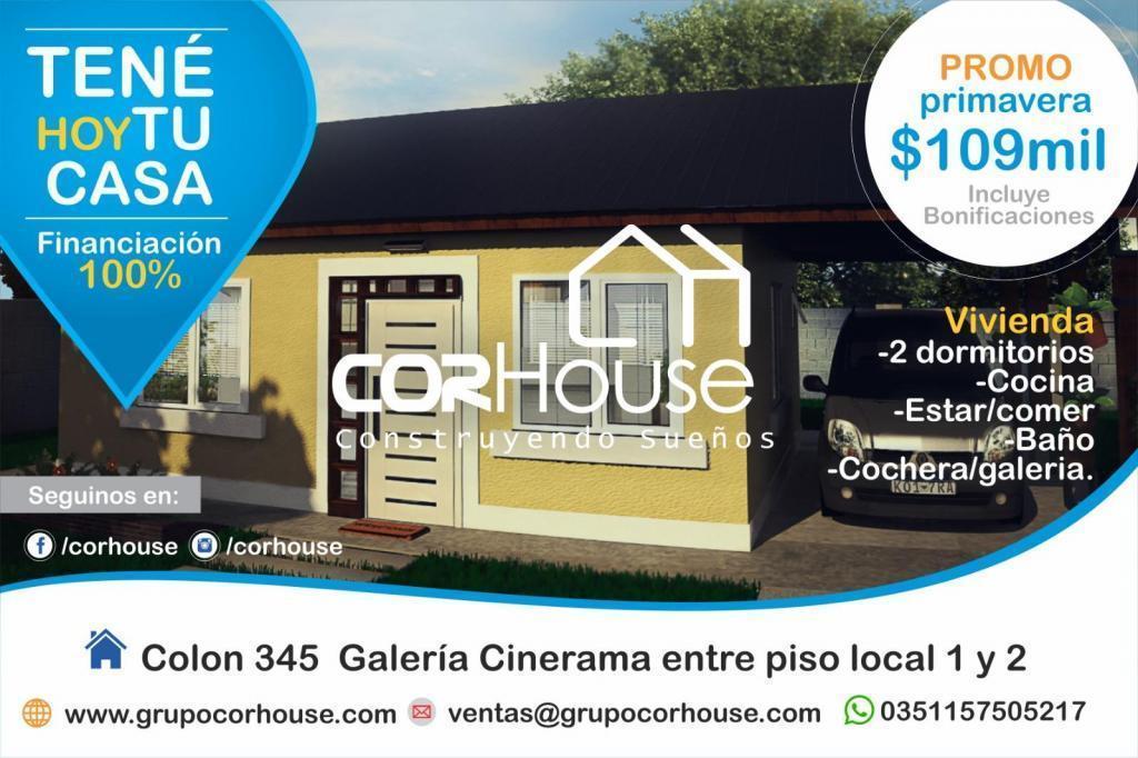 SUPER OFERTA Vivienda industrializada $109.000 o entregue $69.000 cuotas