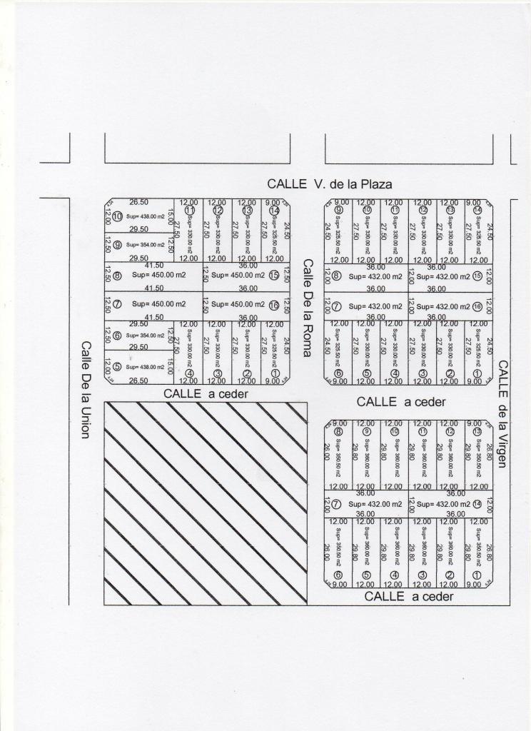 SE VENDEN 46 LOTES DE 12X27.50