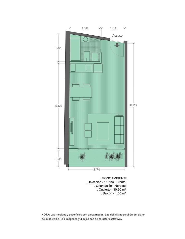 Departamento en Venta en  soho,  U$S 89000