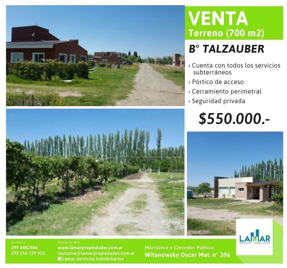 Vendo Terreno 700m2 ~ B° Talzauber