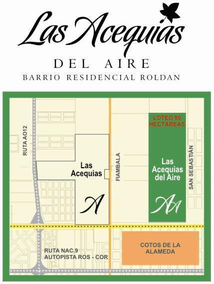 VENDO LOTE EN LAS ACEQIUIAS DEL AIRE. OPORTUNIDAD!!