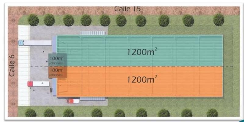 Nave a estrenar industrial y logística 1300/2600 m2 cubiertos AAA Polo industrial