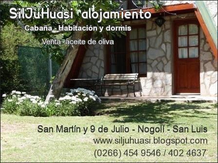 Alojamiento SilJuHuasi Cabaña Dormis Habitación en Nogolí,