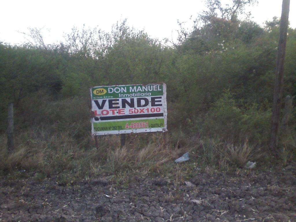 VENDO. LOTE AMPLIO 50 X 65 Mt. SOBRE ASFALTO