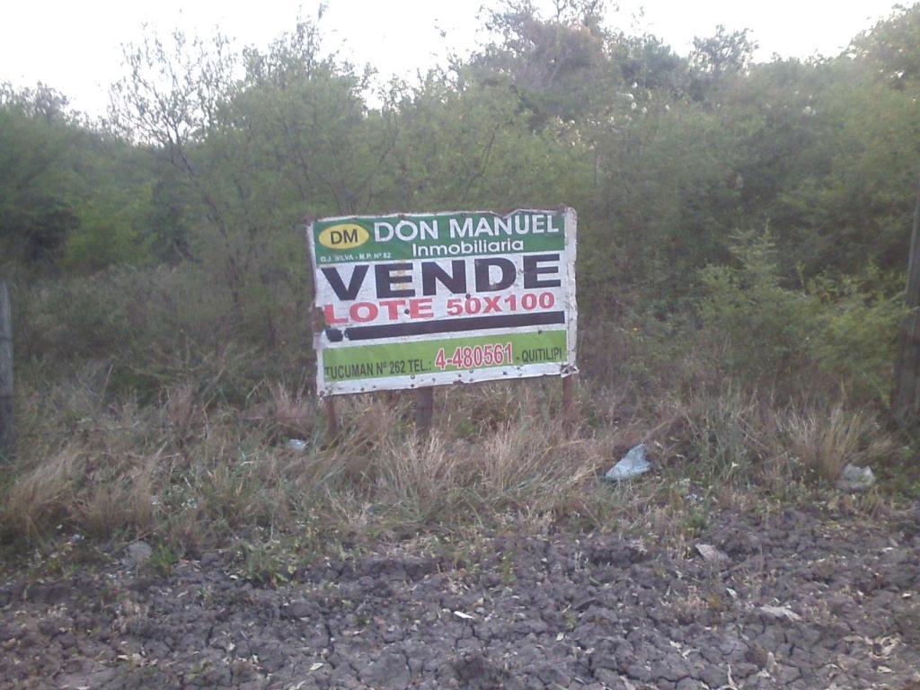 VENDO. LOTE AMPLIO 50 X 65 Mt. SOBRE ASFALTO