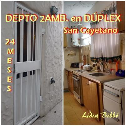DEPTO 2AMB. en DÚPLEX en San Cayetano
