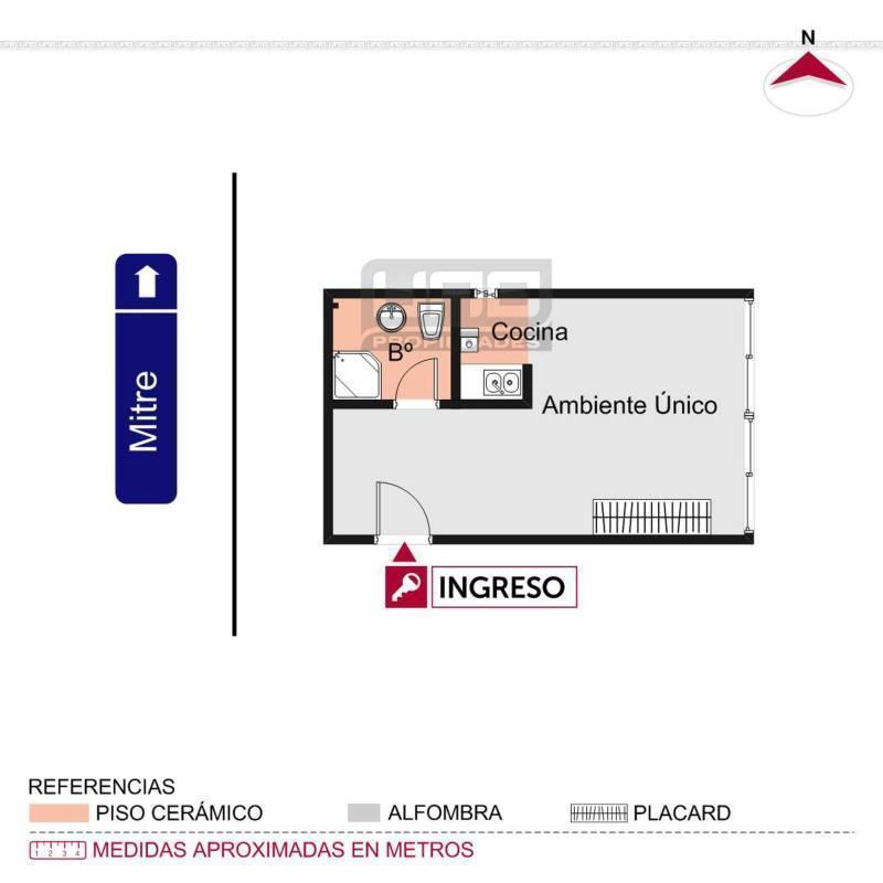 Mitre 757 Dpto Monoambiente. Alquila Uno Propiedades