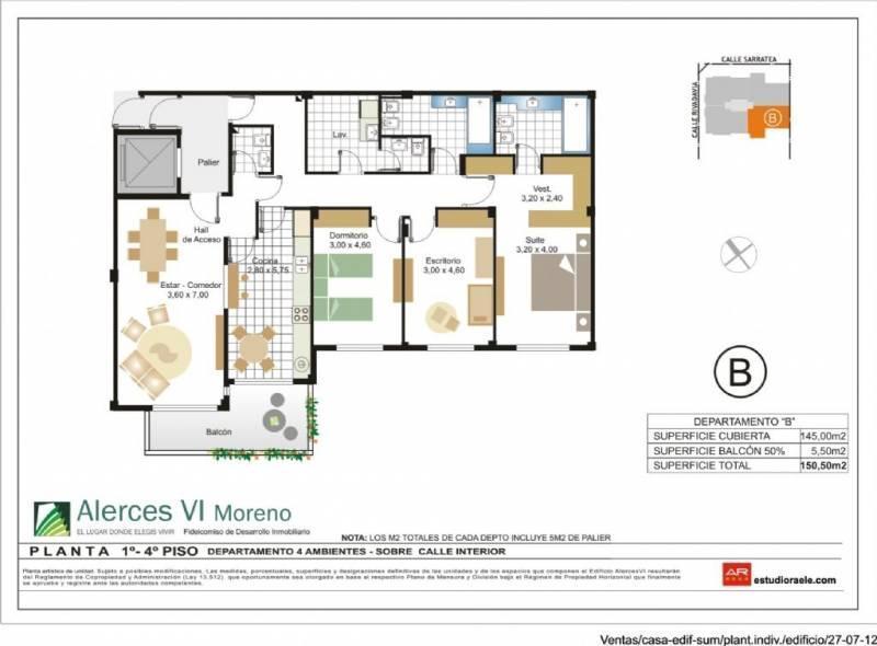 Departamento en Venta ubicado en  OES0527_LP109656