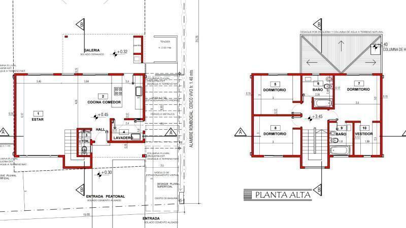 CASA EN CONSTRUCCION EN DOS PLANTAS LOS ROBLES