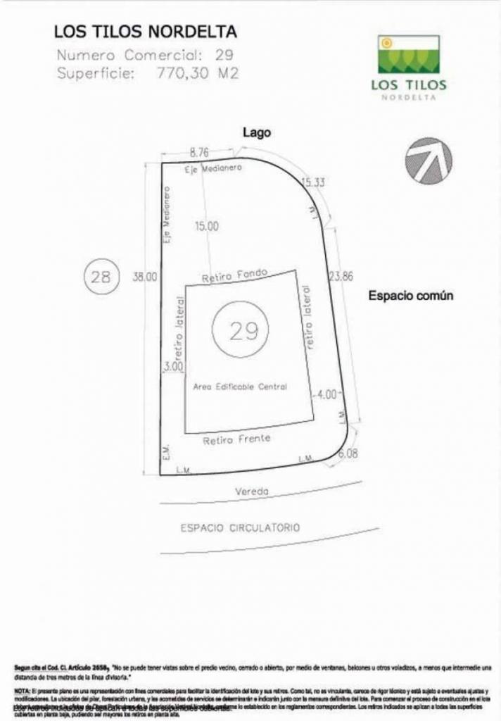 Lote al agua en venta en Tipas Nordelta EL MEJOR, boleto y 13 cuotas en dolares!