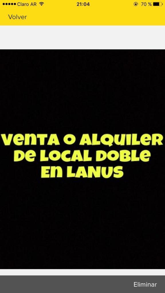 Local doble en lanus av san martin 2375, dos locales chicos