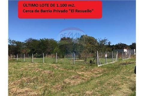 VENTA DE LOTE EN LA REJA,