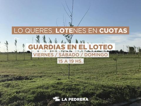 Tene Tu Lote $100.000 y 40 Cuotas Barrio La Pedrera Puerto San Martin