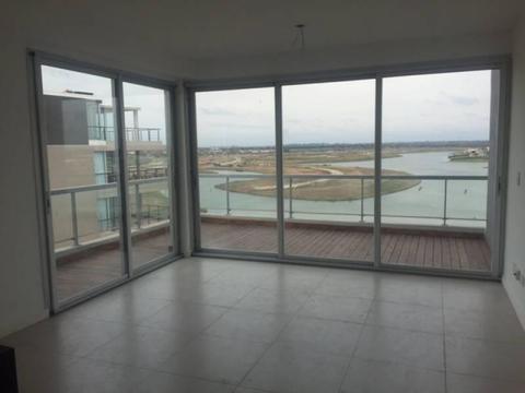 Departamento de 3 ambientes a estrenar. Q Bay Nordelta. Excelente vista