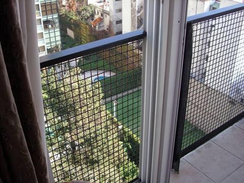 3 ambientes contrafrente cochera balcón parrilla Alquiler AMUEBLADO