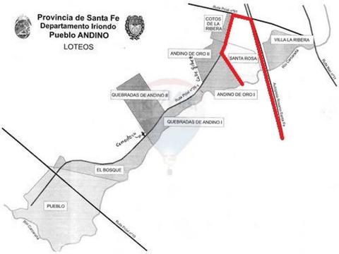 Andino. Lote 10 x 30 metros posesión inmediata