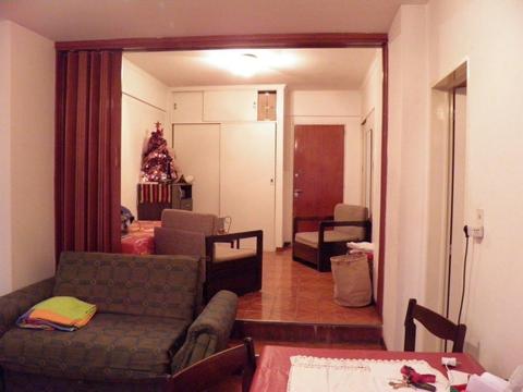 Departamento en Venta. 1 Amb. 38 M2. 1 ambiente a la calle con cochera