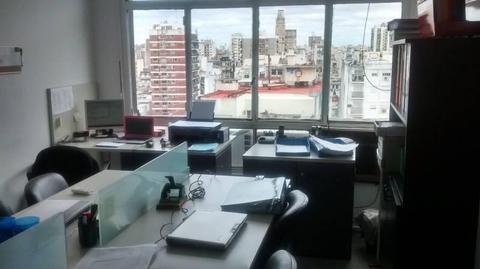 Oficina con Vista Abierta Corrientes y Pueyrredon