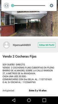 Vendo 2 Cocheras Fijas